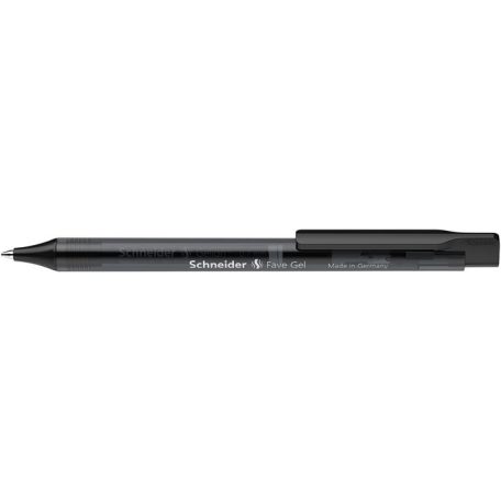 SCHNEIDER Zseléstoll, 0,4 mm, nyomógombos, SCHNEIDER "Fave Gel", fekete