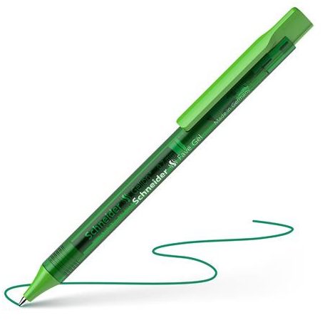SCHNEIDER Zseléstoll, 0,4 mm, nyomógombos, SCHNEIDER "Fave Gel", zöld