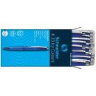 SCHNEIDER Golyóstoll, 0,5 mm, nyomógombos, SCHNEIDER "K20 Icy", kék