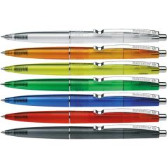   SCHNEIDER Golyóstoll, 0,5 mm, nyomógombos, vegyes színű test, SCHNEIDER "K20 Icy", kék