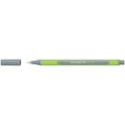 SCHNEIDER Tűfilc, 0,4 mm, SCHNEIDER "Line-Up", ezüstszürke