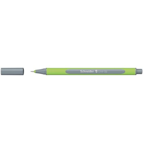 SCHNEIDER Tűfilc, 0,4 mm, SCHNEIDER "Line-Up", ezüstszürke