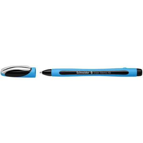 SCHNEIDER Golyóstoll, 0,7 mm, kupakos, SCHNEIDER "Slider Memo XB", fekete