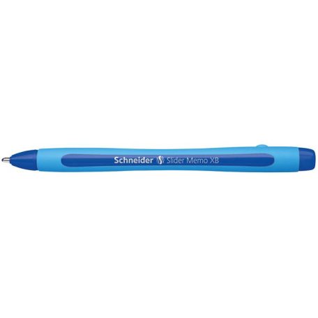 SCHNEIDER Golyóstoll, 0,7 mm, kupakos, SCHNEIDER "Slider Memo XB", kék