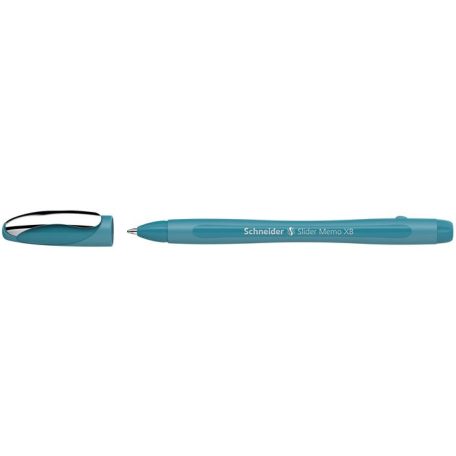 SCHNEIDER Golyóstoll, 0,7 mm, kupakos, SCHNEIDER "Slider Memo XB", pávakék