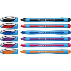   SCHNEIDER Golyóstoll készlet, 0,7 mm, kupakos, SCHNEIDER "Slider Memo XB", vegyes színek