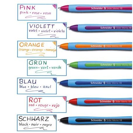 SCHNEIDER Golyóstoll, 0,7 mm, kupakos, SCHNEIDER "Slider Memo XB", zöld