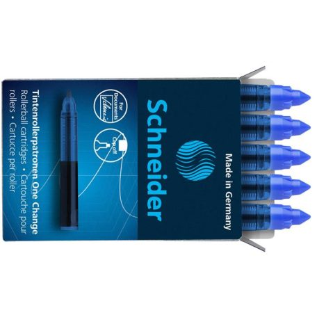 SCHNEIDER Utántöltő patron rollertollhoz, SCHNEIDER "One Change", kék