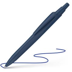   SCHNEIDER Golyóstoll, 0,5 mm, nyomógombos, sötétkék színű tolltest, SCHNEIDER "Reco", kék