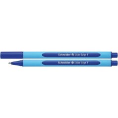   SCHNEIDER Golyóstoll, 0,3 mm, kupakos, SCHNEIDER "Slider Edge F", kék