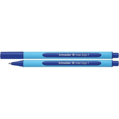 SCHNEIDER Golyóstoll, 0,3 mm, kupakos, SCHNEIDER "Slider Edge F", kék
