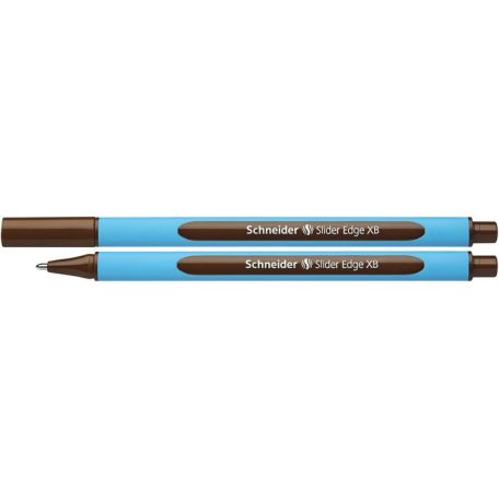 SCHNEIDER Golyóstoll, 0,7 mm, kupakos, SCHNEIDER "Slider Edge XB", barna