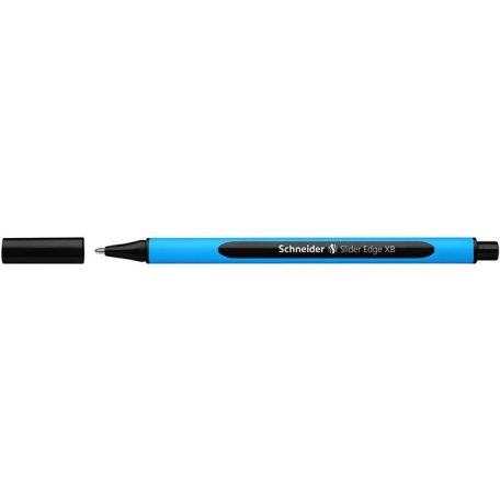 SCHNEIDER Golyóstoll, 0,7 mm, kupakos, SCHNEIDER "Slider Edge XB", fekete