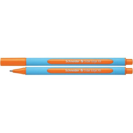 SCHNEIDER Golyóstoll, 0,7 mm, kupakos, SCHNEIDER "Slider Edge XB", narancssárga
