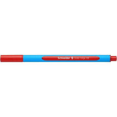 SCHNEIDER Golyóstoll, 0,7 mm, kupakos, SCHNEIDER "Slider Edge XB", piros