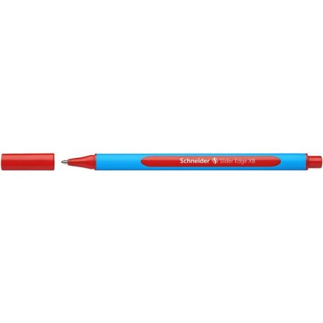SCHNEIDER Golyóstoll, 0,7 mm, kupakos, SCHNEIDER "Slider Edge XB", piros
