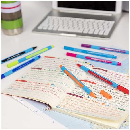 SCHNEIDER Golyóstoll, 0,7 mm, kupakos, SCHNEIDER "Slider Edge XB", piros