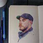 SCHNEIDER Golyóstoll, 0,7 mm, kupakos, SCHNEIDER "Slider Edge XB", világoskék