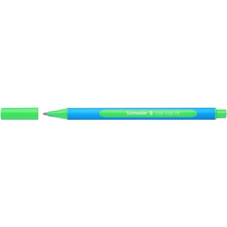 SCHNEIDER Golyóstoll, 0,7 mm, kupakos, SCHNEIDER "Slider Edge XB", zöld