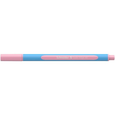 SCHNEIDER Golyóstoll, 0,7 mm, kupakos, SCHNEIDER "Slider Edge XB Pastel", rózsa