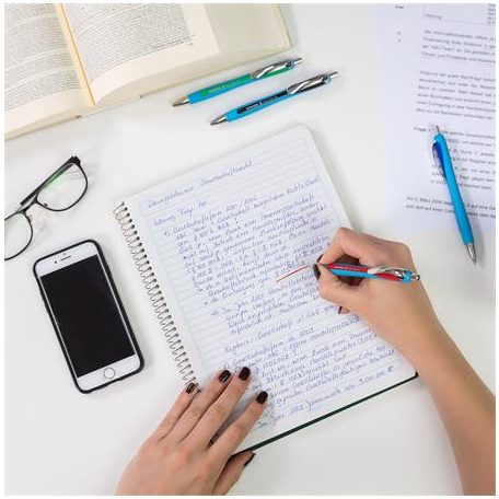 SCHNEIDER Golyóstoll, 0,7 mm, nyomógombos, SCHNEIDER "Slider Rave XB", zöld