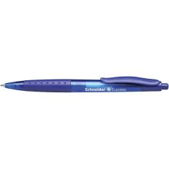   SCHNEIDER Golyóstoll, 0,5 mm, nyomógombos, SCHNEIDER "Suprimo", kék