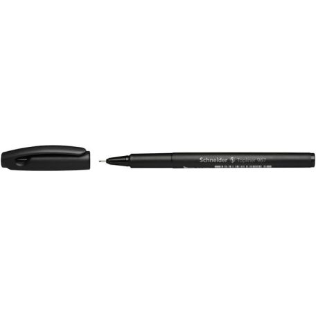 SCHNEIDER Tűfilc, 0,4 mm, SCHNEIDER "Topliner 967", fekete