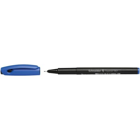 SCHNEIDER Tűfilc, 0,4 mm, SCHNEIDER "Topliner 967", kék