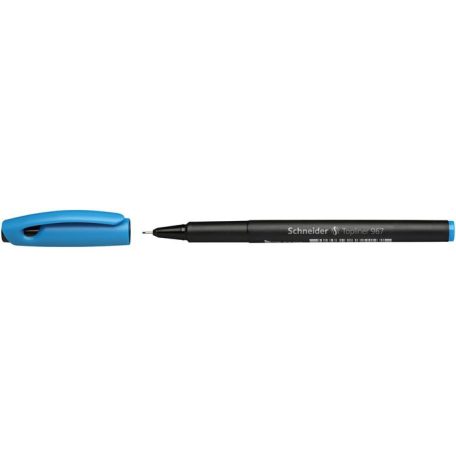 SCHNEIDER Tűfilc, 0,4 mm, SCHNEIDER "Topliner 967", türkiz