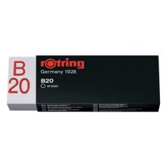   ROTRING Radír, papírtokkal, ROTRING "Rapid B20", fehér