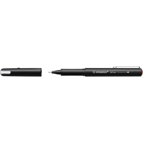 STABILO Tűfilc, 0,4 mm, STABILO "dr!ver", piros