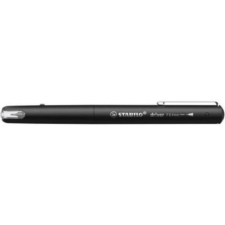 STABILO Tűfilc, 0,4 mm, STABILO "dr!ver", fekete