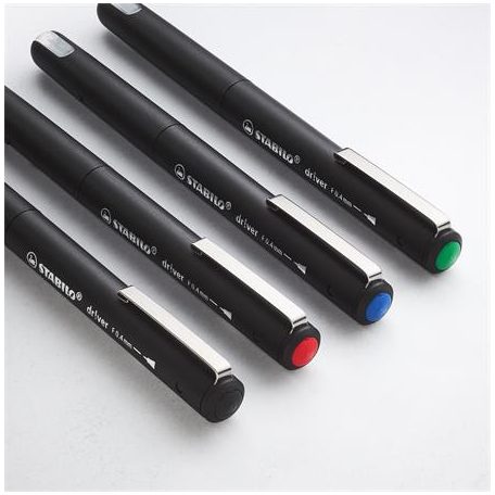 STABILO Tűfilc, 0,4 mm, STABILO "dr!ver", fekete