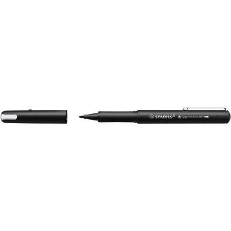 STABILO Filctoll, 0,8 mm, STABILO "dr!ver", fekete