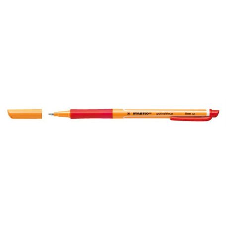 STABILO Rollertoll, 0,5 mm, STABILO "PointVisco", piros