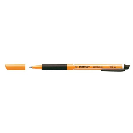 STABILO Rollertoll, 0,5 mm, STABILO "PointVisco", fekete
