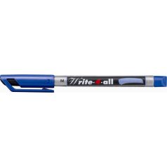   STABILO Alkoholos marker, 1 mm, kúpos, STABILO "Write-4-all", kék
