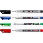 STABILO Alkoholos marker, 0,7 mm, kúpos, STABILO "Write-4-all", fekete