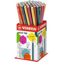   STABILO Grafitceruza display, HB, hatszögletű, STABILO "Pencil 160"
