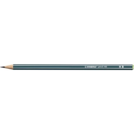 STABILO Grafitceruza, HB, hatszögletű, STABILO "Pencil 160", olajzöld