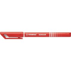 STABILO Tűfilc, 0,3 mm, STABILO "Sensor", piros