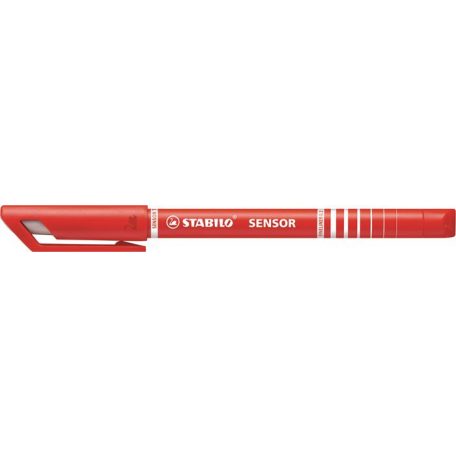 STABILO Tűfilc, 0,3 mm, STABILO "Sensor", piros