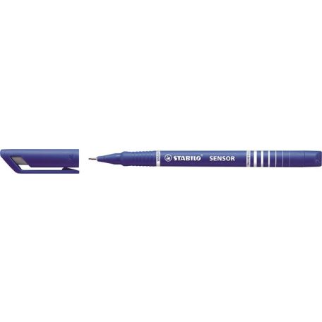 STABILO Tűfilc, 0,3 mm, STABILO "Sensor", kék