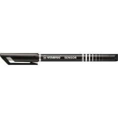 STABILO Tűfilc, 0,3 mm, STABILO "Sensor", fekete
