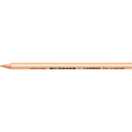 STABILO Színes ceruza, háromszögletű, vastag, STABILO "Trio thick", világos rózsaszín