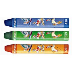 STABILO Olajpasztell kréta, STABILO, 12 különböző szín