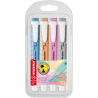 STABILO Szövegkiemelő készlet, 1-4 mm, STABILO "Swing cool Pastel", 4 különböző szín