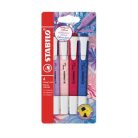 STABILO Szövegkiemelő készlet, 1-4 mm, STABILO "Swing Cool NatureCOLORS Wildflowers", 4 különböző szín