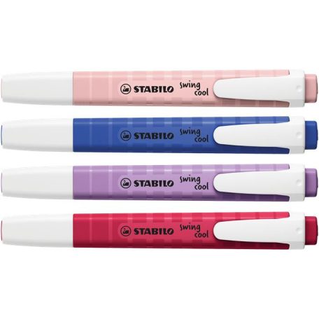STABILO Szövegkiemelő készlet, 1-4 mm, STABILO "Swing Cool NatureCOLORS Wildflowers", 4 különböző szín