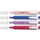 STABILO Szövegkiemelő készlet, 1-4 mm, STABILO "Swing Cool NatureCOLORS Wildflowers", 4 különböző szín